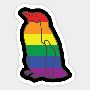 Little Penguin Pride Sticker